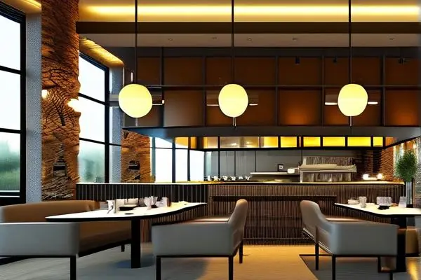 現(xiàn)代餐飲店室內(nèi)裝修效果圖