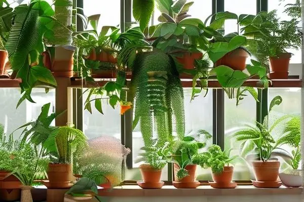 室內綠色植物花草布置效果圖
