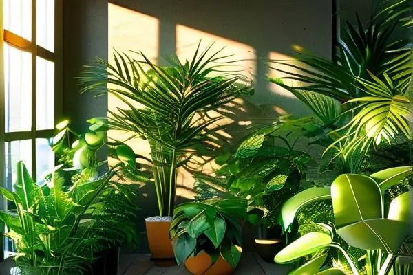 辦公室內(nèi)綠色植物租賃效果展示