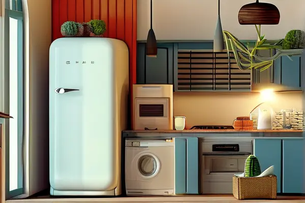 現代家庭電器擺放場景展示