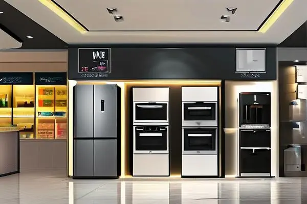家用電器代理店內部展示