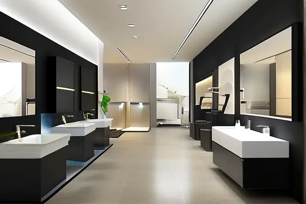潔具衛(wèi)浴加盟店展示廳與簽約場(chǎng)景