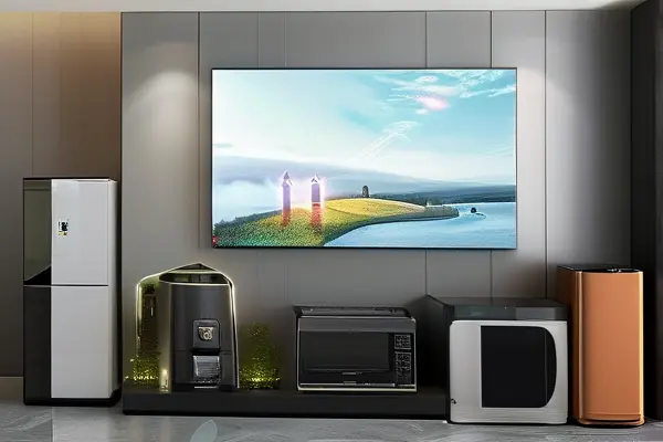 現(xiàn)代家庭智能家電集合展示