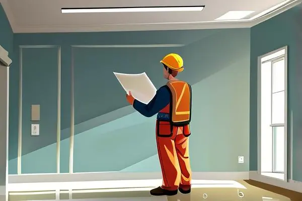 業主認真檢查新房裝修質量
