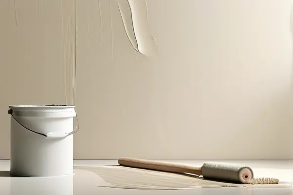 白乳膠涂料施工現(xiàn)場(chǎng)實(shí)拍圖
