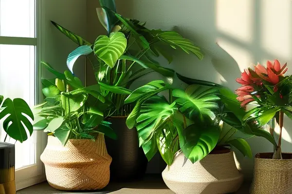 去甲醛花卉組合實(shí)景擺放效果