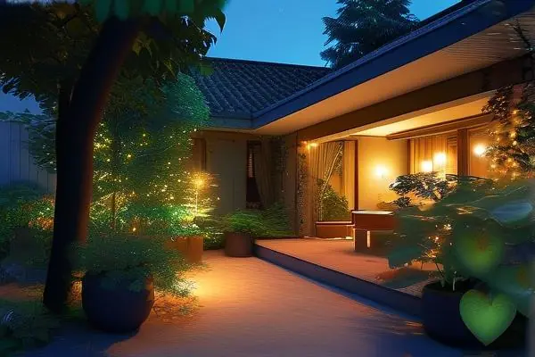 布藝庭院燈實(shí)景效果圖