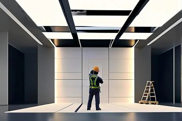展廳裝修搭建施工現場實拍圖