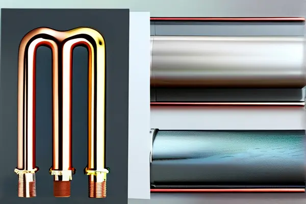 PVC、PPR、銅管等不同材質家用水管實物對比