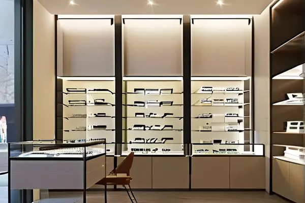 專業眼鏡店內部裝修實景圖