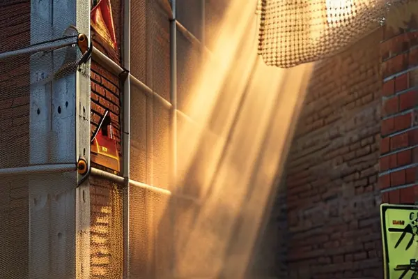 專業(yè)拆除團隊進行房屋結構拆除作業(yè)現(xiàn)場