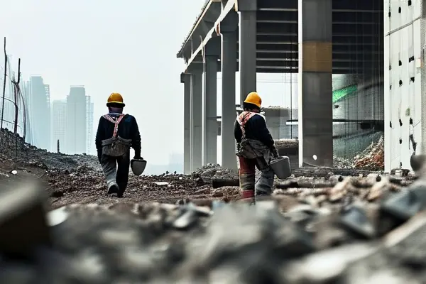 揚州工程結構拆除團隊施工現場