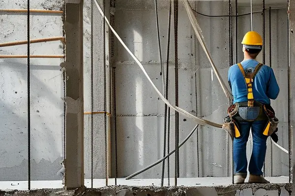 專業(yè)結(jié)構(gòu)拆除施工隊現(xiàn)場作業(yè)圖