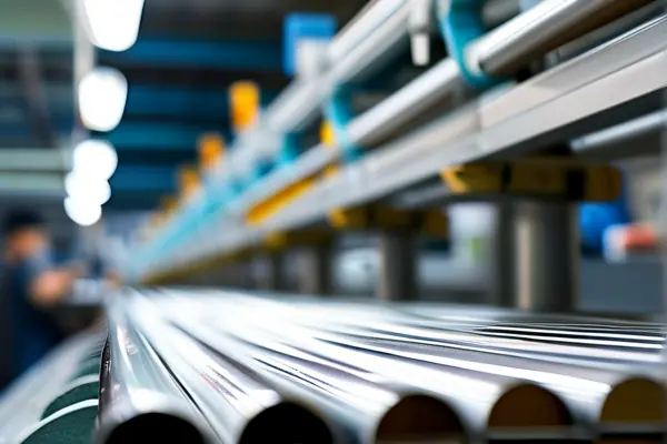 不銹鋼水管生產(chǎn)線實拍圖