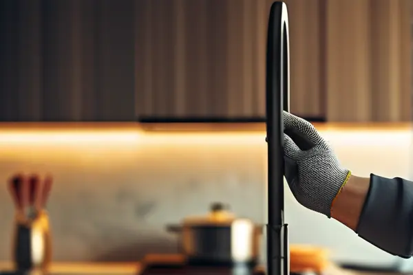 專業維修人員更換水管總閥門開關