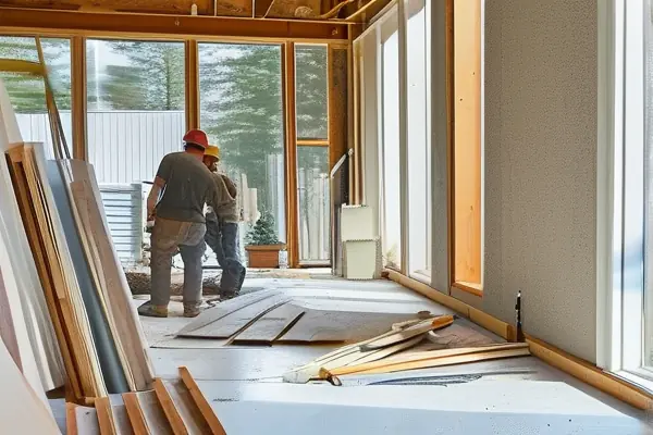 半包裝修施工現場實景圖