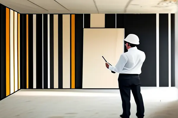 設計師與業主討論裝修方案