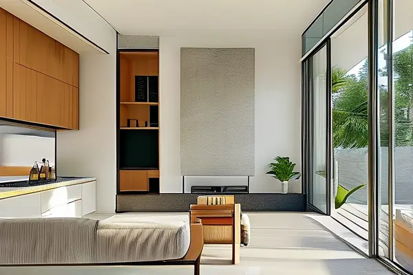 現代風格一層住宅室內設計效果圖