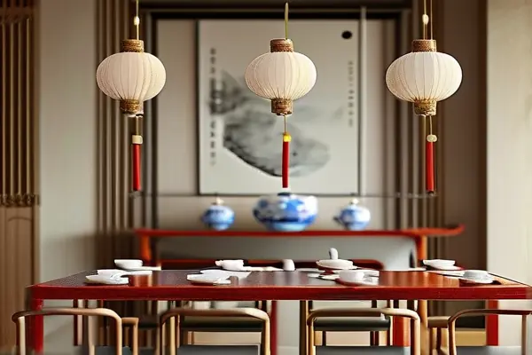 傳統(tǒng)中式餐廳裝修效果展示