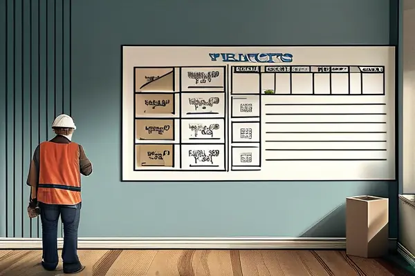 業(yè)主與裝修師傅討論預(yù)算